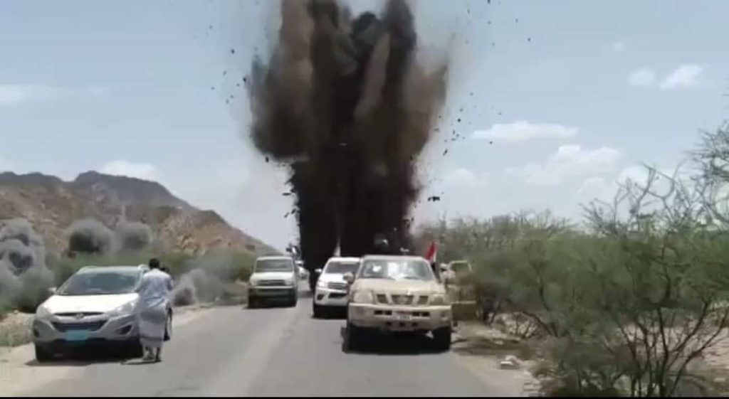 استهداف القوات الجنوبية بعبوة ناسفة في مودية