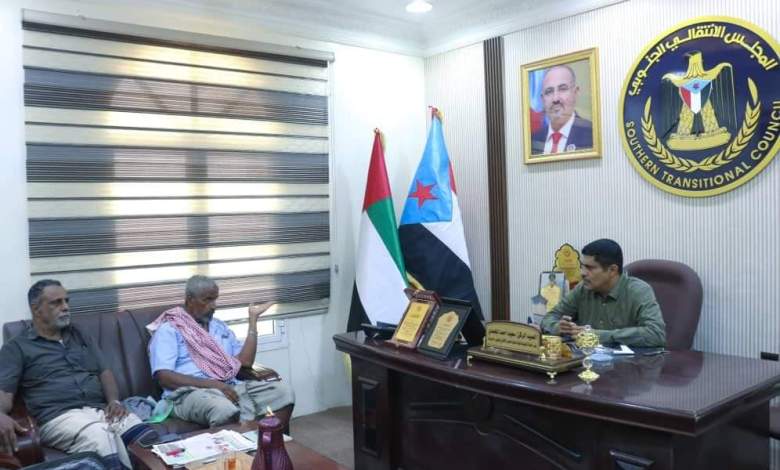 رئيس انتقالي حضرموت يطلع على نشاط القيادة المحلية لغيل بن يمين