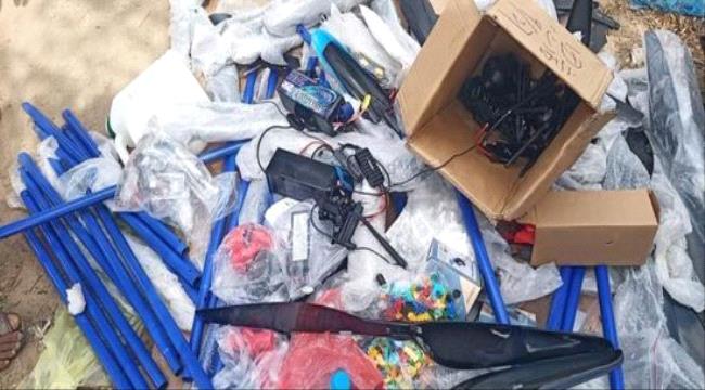 العمالقة الجنوبية تحبط تهريب قطع غيار طيران مسير في طريقه للحوثيين