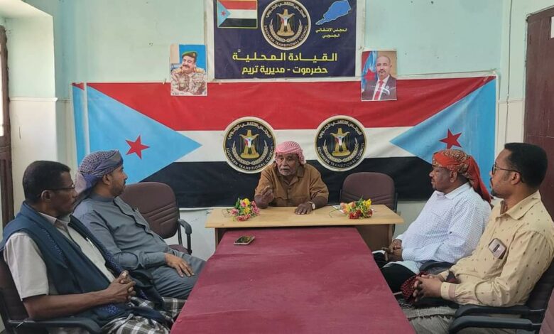 عبدالله الحضرمي يزور تريم ويبحث مع رئيس انتقالي المديرية سبل دعم القضية الجنوبية