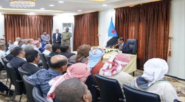 البحسني : يشدد على وحدة الصف الجنوبي والعمل بروح الفريق الواحد