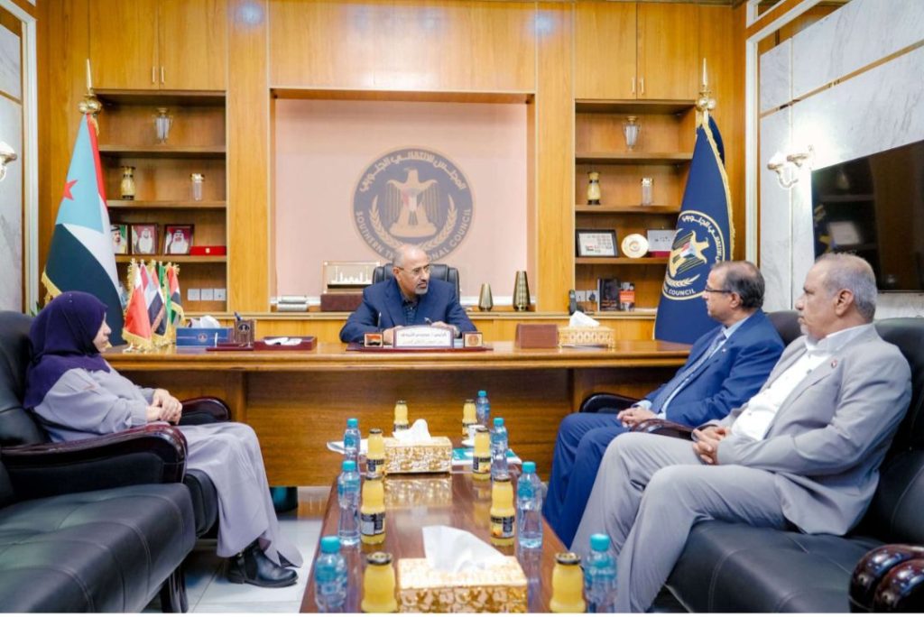 الرئيس الزُبيدي يناقش مع وزير الشؤون الاجتماعية دور الوزارة في الإشراف على عمل منظمات المجتمع المدني