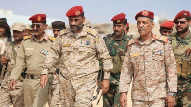 قائد المنطقة العسكرية الثانية يتفقد قيادة محور الغيضة ولوائي الشرطة العسكرية و 137مشاه ومدرسة القتال وكتيبة الاحتياط