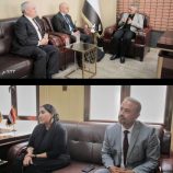 نائب رئيس الهيئة الوطنية للإعلام الجنوبي يلتقي وفد منتدى الشرق الأوسط في العاصمة عدن