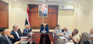 وزير المياه والبيئة يبحث مع وفد البنك الدولي مشاريع تعزيز قدرات قطاع المياه في اليمن