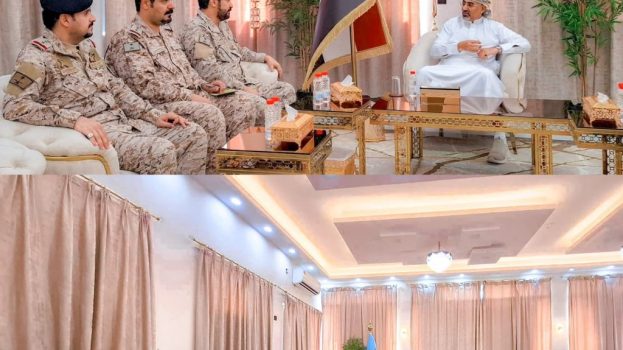 الرئيس عيدروس الزُبيدي يستقبل مساعد قائد قوات الواجب 802 السعودية