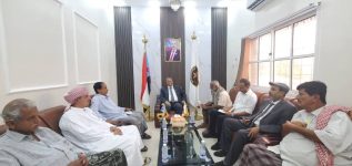 فريق التوجيه والرقابة الرئاسي يلتقي بالهيئة العسكرية الجنوبية في المهرة