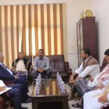 فريق التوجيه والرقابة الرئاسي يطلع على نشاط مكتب التخطيط والتعاون الدولي بمحافظة المهرة