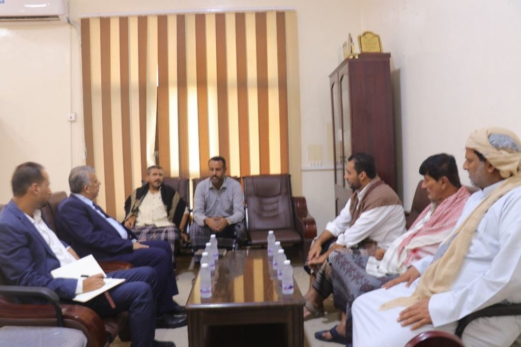 فريق التوجيه والرقابة الرئاسي يطلع على نشاط مكتب التخطيط والتعاون الدولي بمحافظة المهرة
