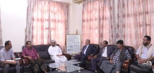 فريق التوجيه والرقابة الرئاسي يتفقد الهيئة العامة للمصائد السمكية بالمهرة
