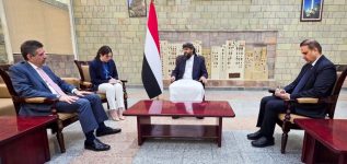 المحرّمي يلتقي سفير الولايات المتحدة ويؤكد أهمية الدعم الأمريكي للإصلاحات الاقتصادية ومكافحة الإرهاب