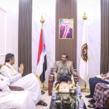 فريق التوجيه والرقابة الرئاسي يلتقي مدير الشركة العربية للمنتجات البحرية بالمهرة