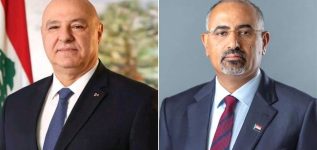 الرئيس عيدروس الزُبيدي يهنئ الرئيس اللبناني بذكرى استقلال بلاده