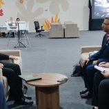 نائب وزير المياه والبيئة يلتقي رئيس الفريق السوري على هامش أعمال مؤتمر المناخ في البرازيل