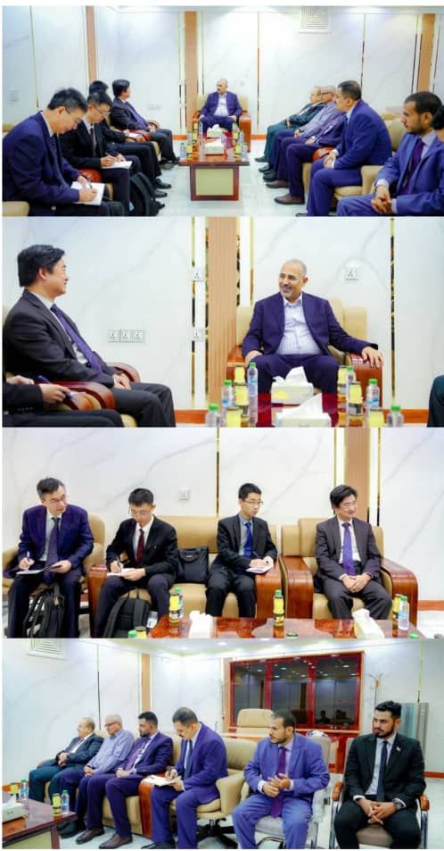 الرئيس الزُبيدي يبحث مع القائم بأعمال السفير الصيني تعزيز العلاقات الثنائية ودعم جهود التنمية