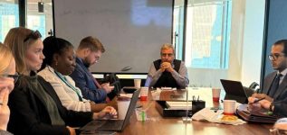 ممثل المجلس الانتقالي في نيويورك يلتقي ممثلي بعثات دول مجلس الأمن الدولي