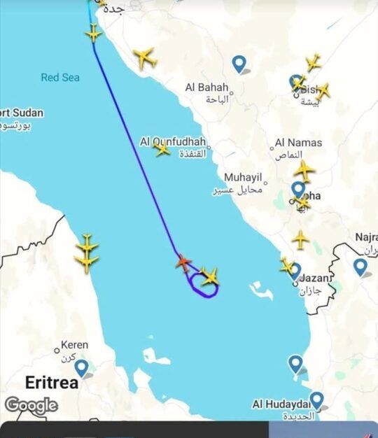 مليشيا الحوثي ترفض هبوط طائرة اليمنية القادمة من جدة