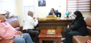 القائم بأعمال الأمين العام يلتقي نقيب الصحفيين والإعلاميين الجنوبيين